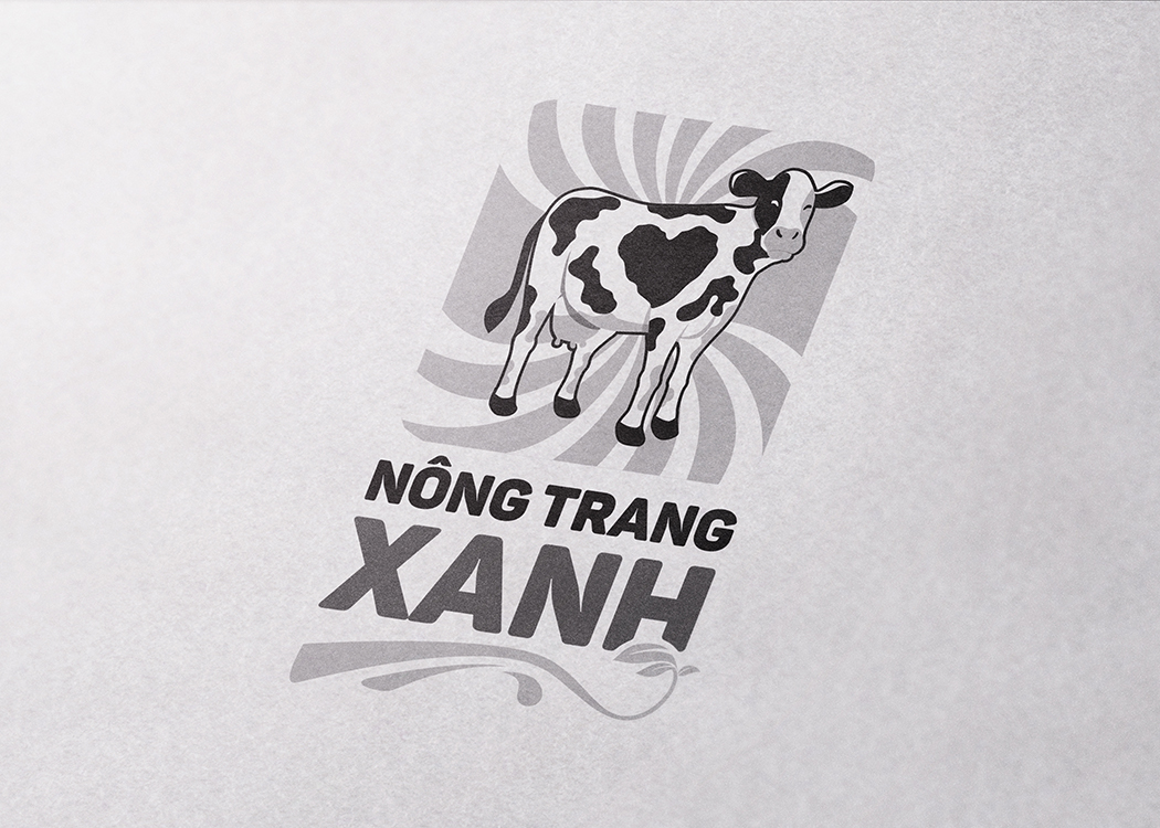 NÔNG TRANG XANH - Thiết kế logo thương hiệu sữa tươi Nông Trang Xanh